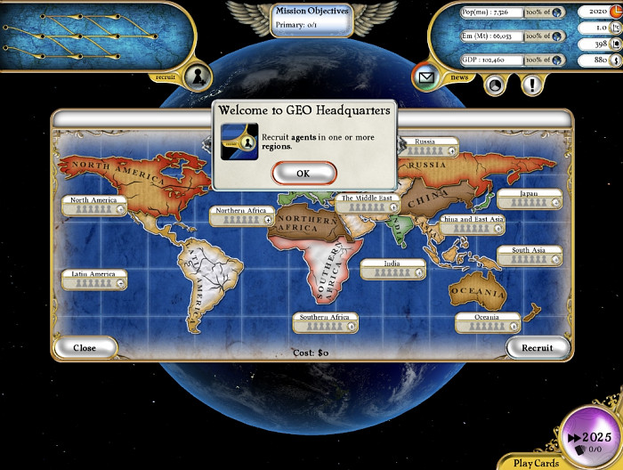 Скриншот из игры Fate of the World