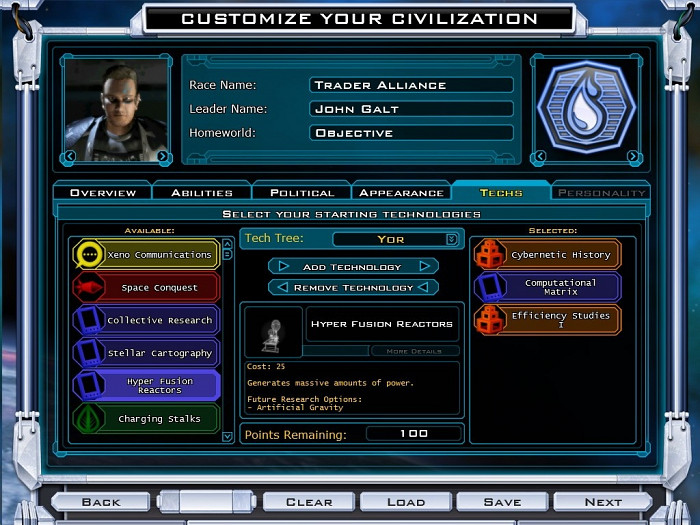 Скриншот из игры Galactic Civilizations 2: Twilight of the Arnor
