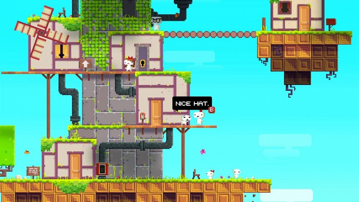 Скриншот из игры Fez