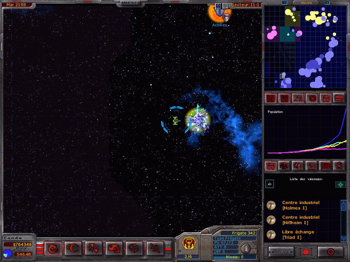 Скриншот из игры Galactic Civilizations