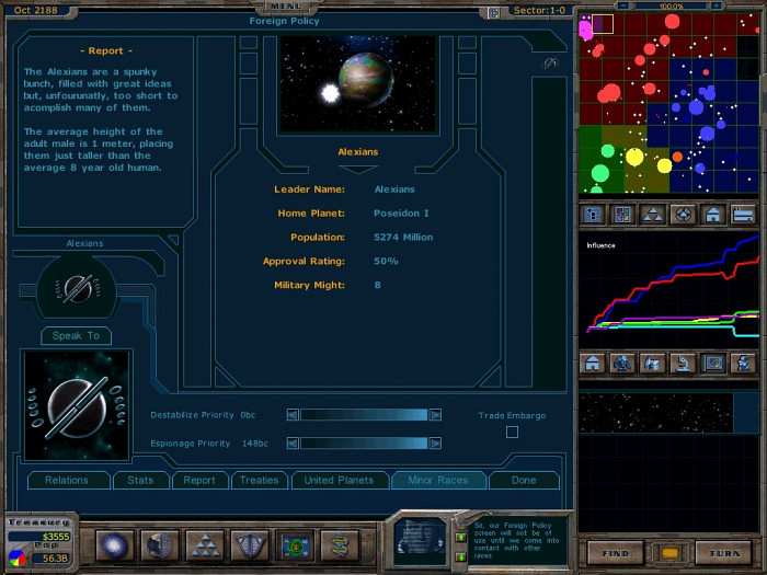Скриншот из игры Galactic Civilizations (2003)
