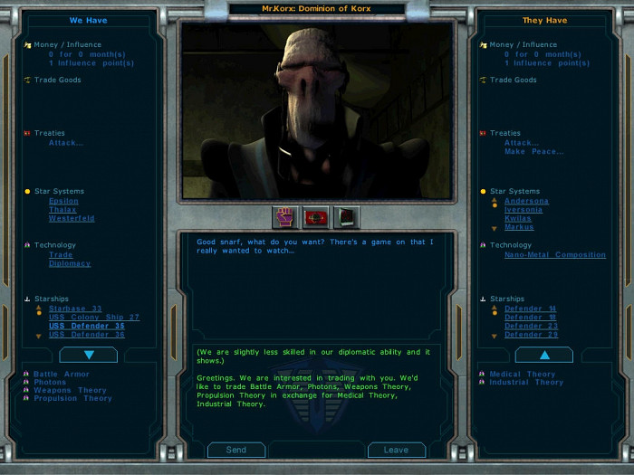 Скриншот из игры Galactic Civilizations: Altarian Prophecy