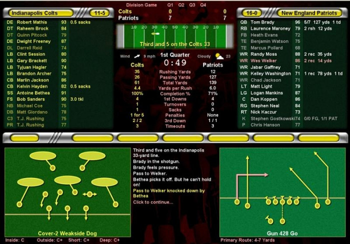 Скриншот из игры Football Mogul 2009