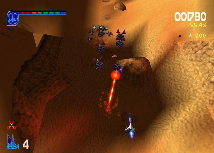 Скриншот из игры Galaga Destination: Earth