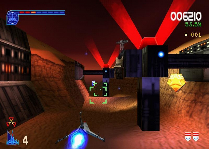 Скриншот из игры Galaga Destination: Earth