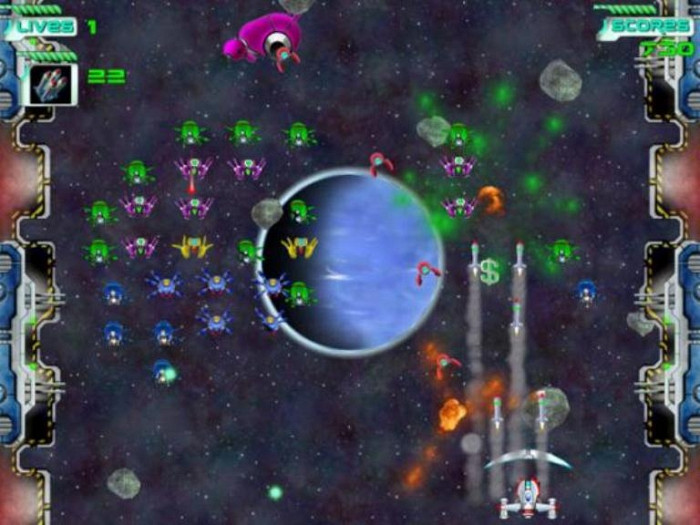 Скриншот из игры Galaxy Invaders