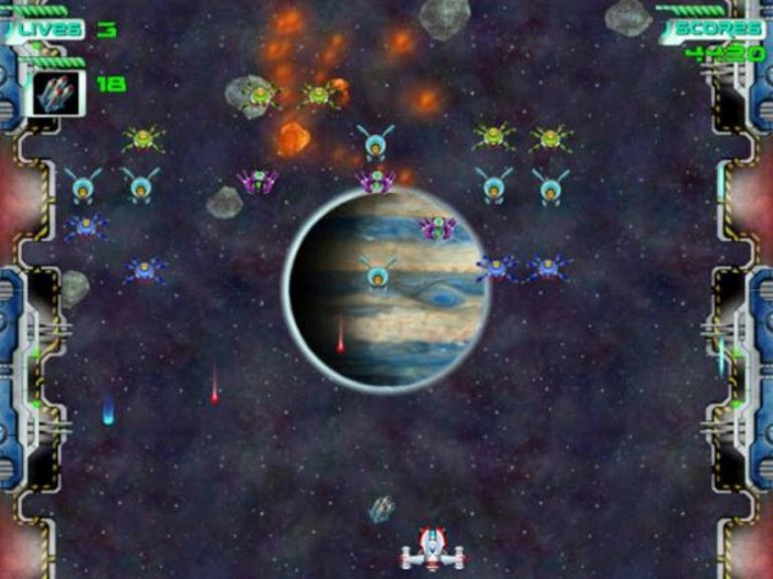 Скриншот из игры Galaxy Invaders