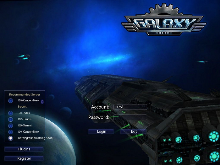 Скриншот из игры Galaxy Online