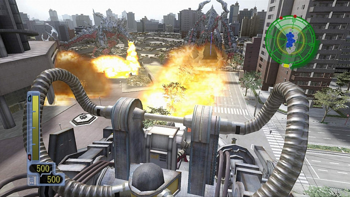 Скриншот из игры Earth Defense Force 2017
