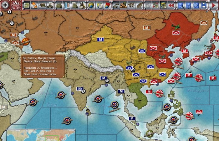 Скриншот из игры Gary Grigsby's World at War: A World Divided