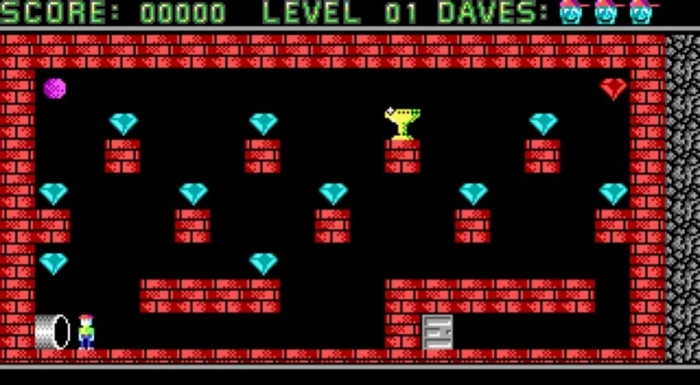 Скриншот из игры Dangerous Dave