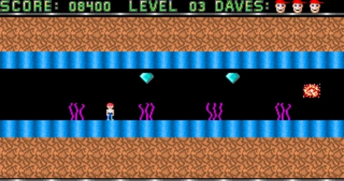 Скриншот из игры Dangerous Dave