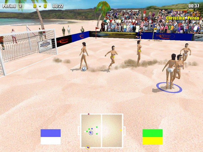 Скриншот из игры Babes & Balls Xtreme Beach Soccer & Volleyball