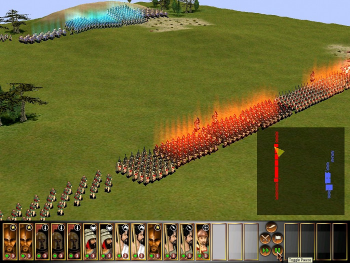 Скриншот из игры Gates of Troy