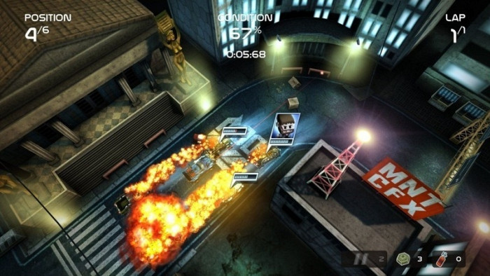 Скриншот из игры Death Rally (2011)