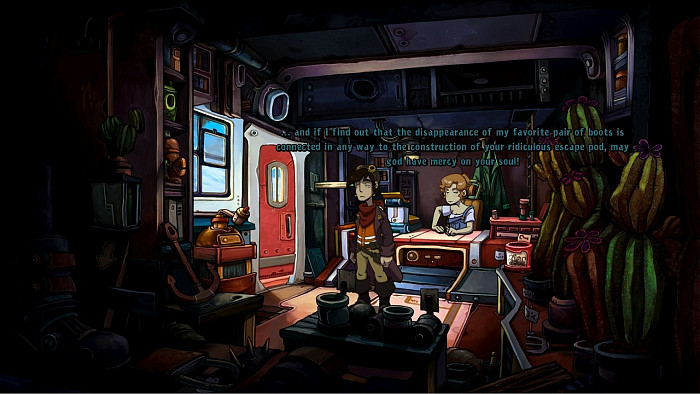 Скриншот из игры Deponia