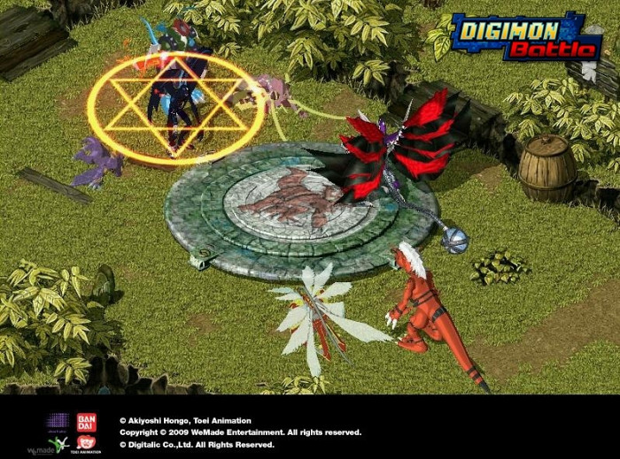 Скриншот из игры Digimon Battle