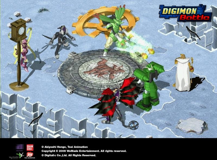 Скриншот из игры Digimon Battle