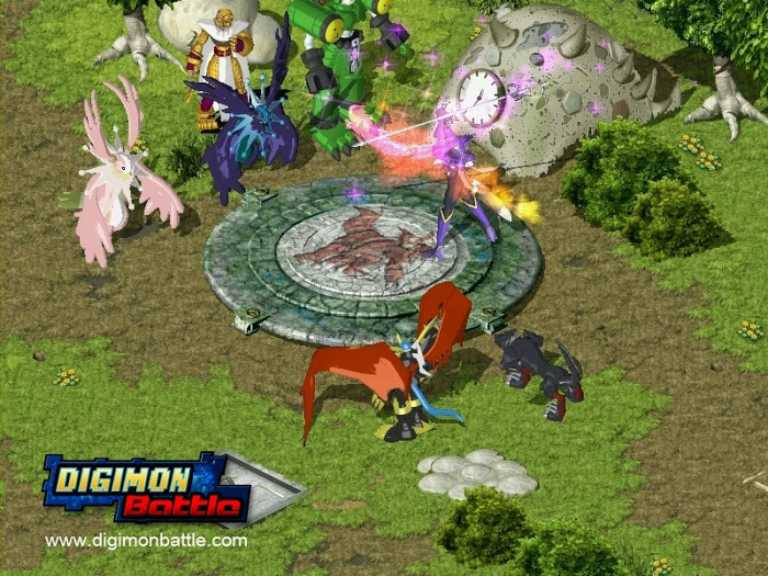 Скриншот из игры Digimon Battle