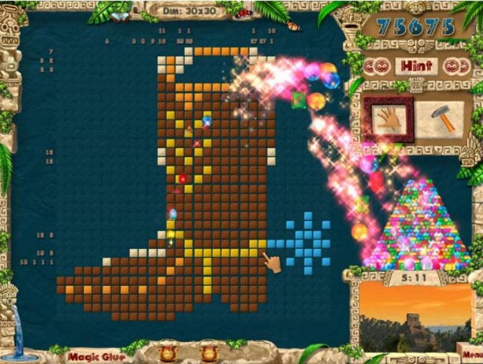 Скриншот из игры Gemsweeper