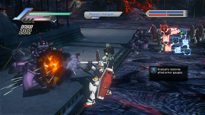 Скриншот из игры Dynasty Warriors: Gundam 3