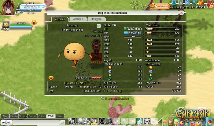 Скриншот из игры Canaan Online