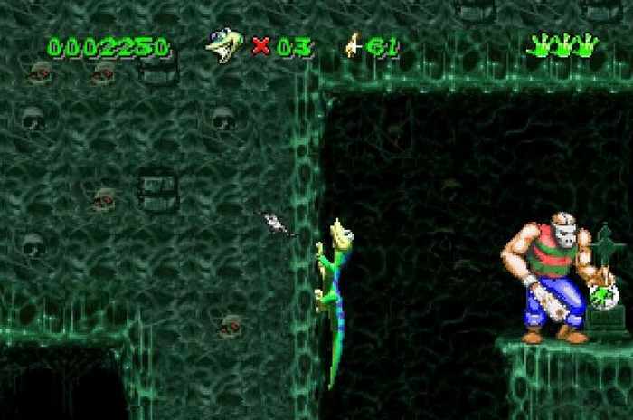 Скриншот из игры Gex