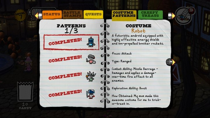 Скриншот из игры Costume Quest
