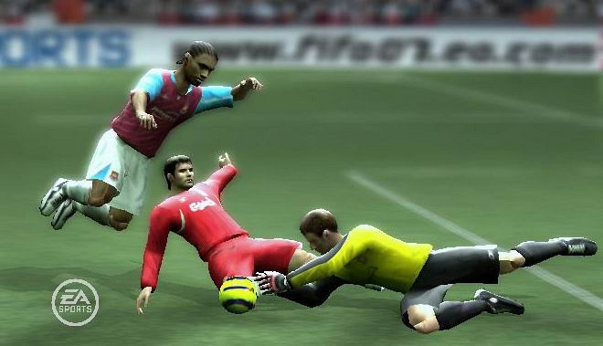 Скриншот из игры FIFA 07