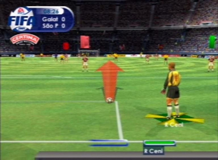 Скриншот из игры FIFA 2001