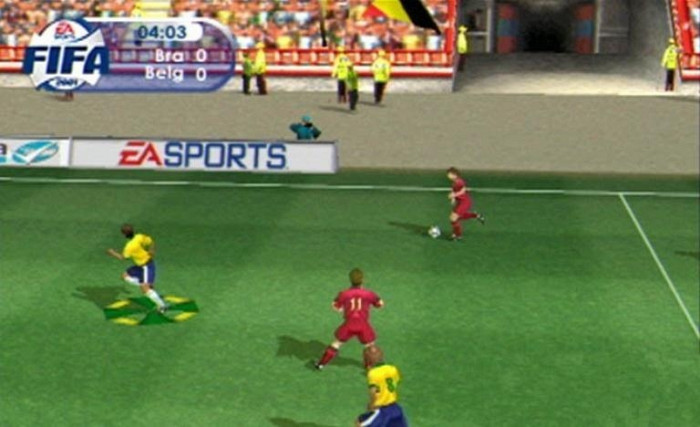 Скриншот из игры FIFA 2001