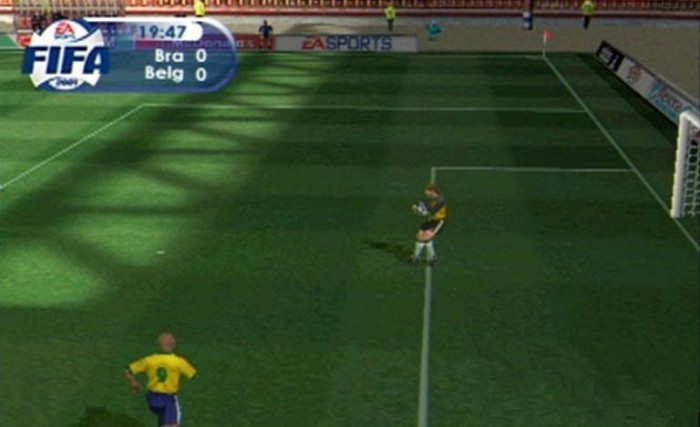 Скриншот из игры FIFA 2001