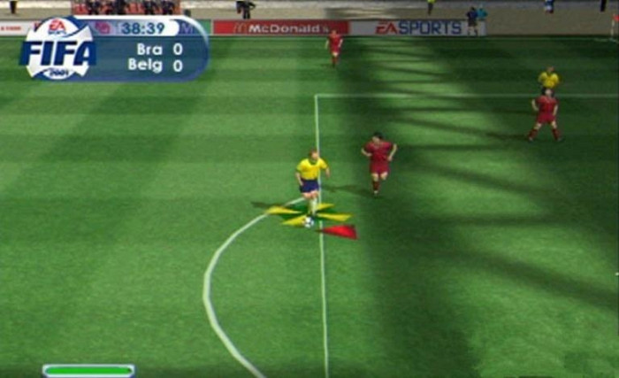 Скриншот из игры FIFA 2001