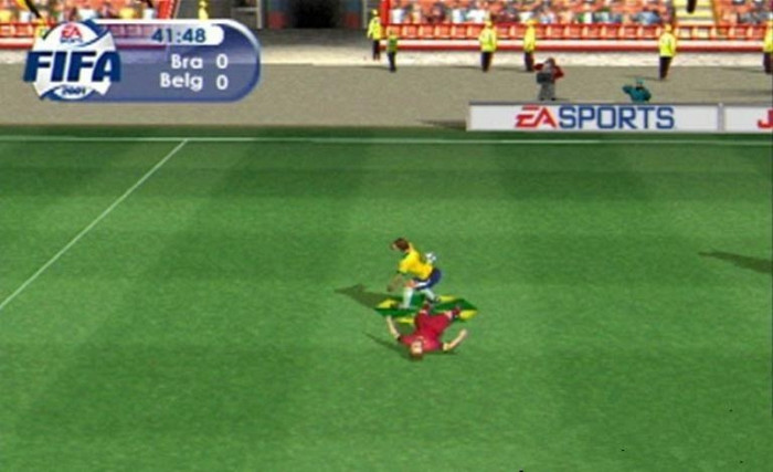 Скриншот из игры FIFA 2001