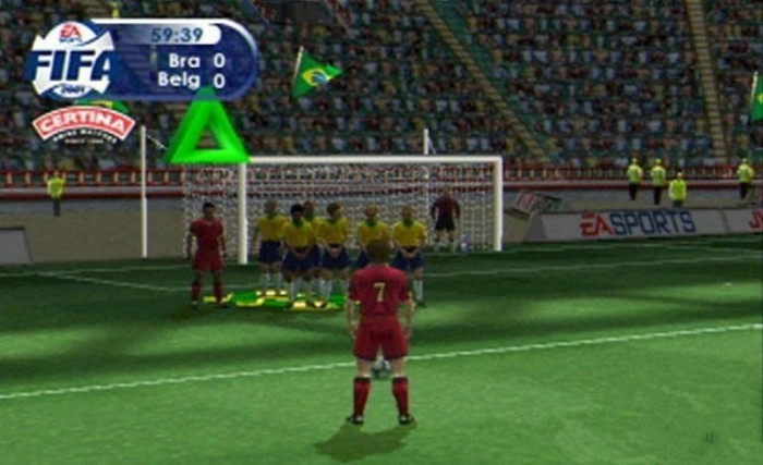 Скриншот из игры FIFA 2001