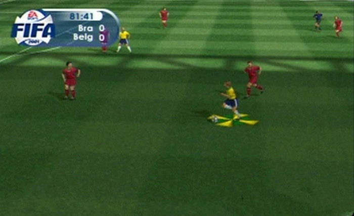 Скриншот из игры FIFA 2001