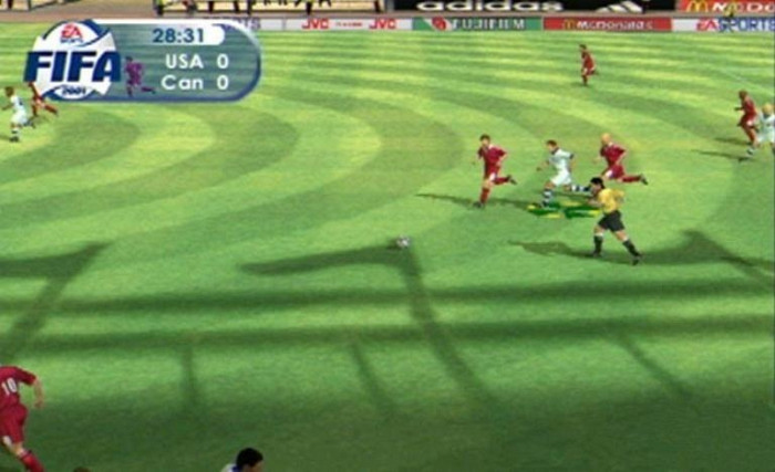 Скриншот из игры FIFA 2001