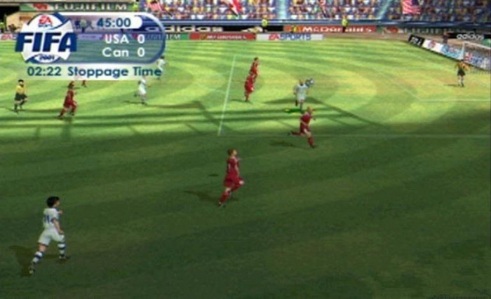 Скриншот из игры FIFA 2001