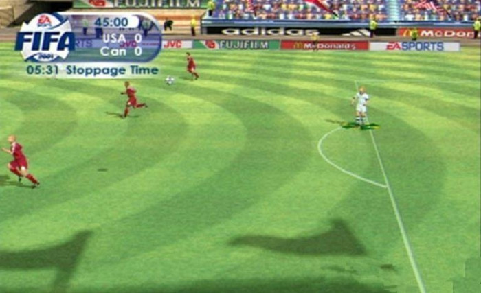 Скриншот из игры FIFA 2001