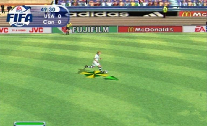 Скриншот из игры FIFA 2001