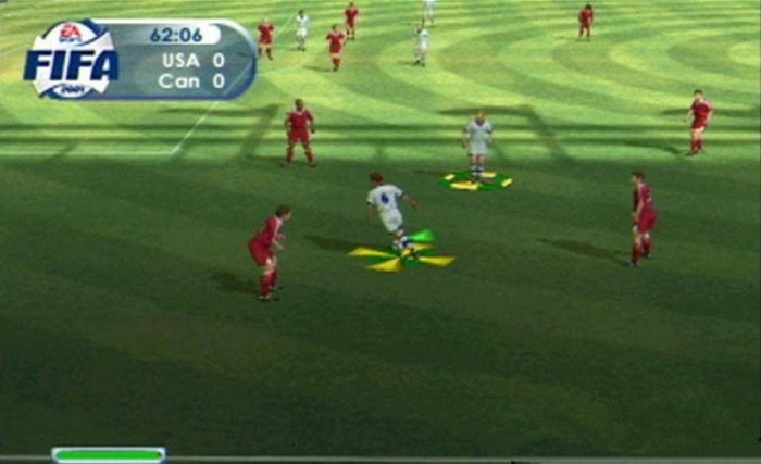Скриншот из игры FIFA 2001