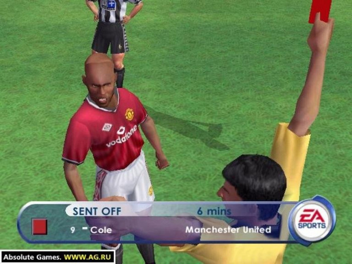 Скриншот из игры FIFA 2001