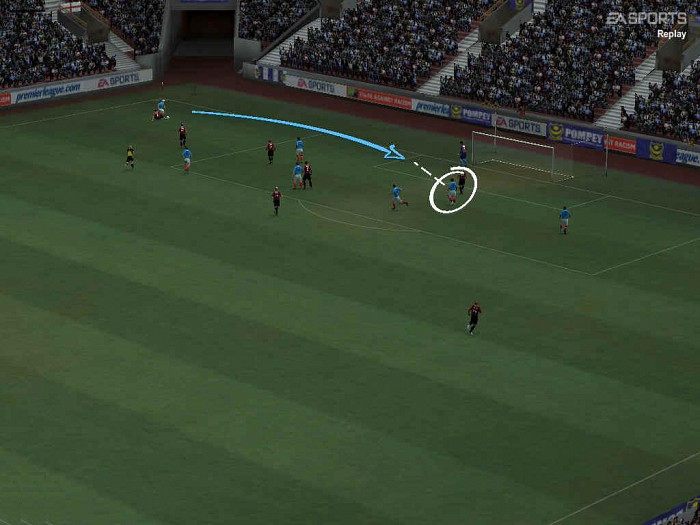 Скриншот из игры FIFA 2004
