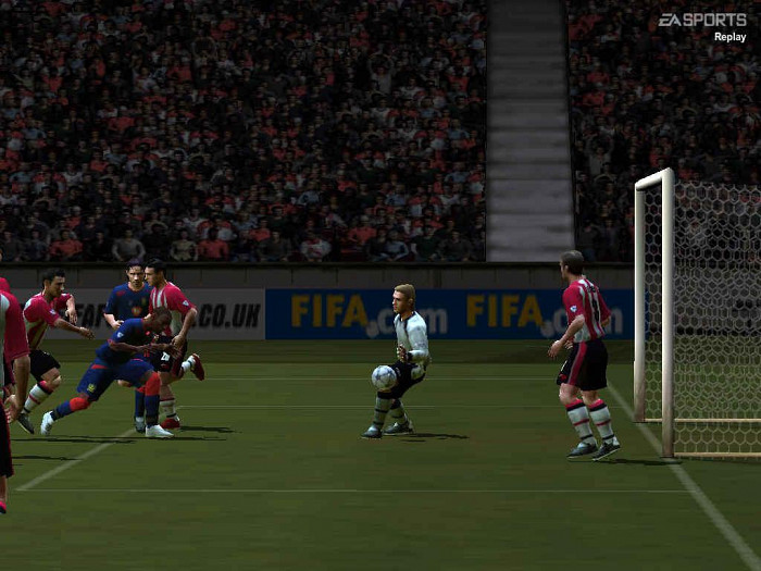 Скриншот из игры FIFA 2004
