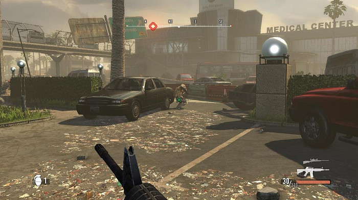 Скриншот из игры Battle: Los Angeles The Videogame