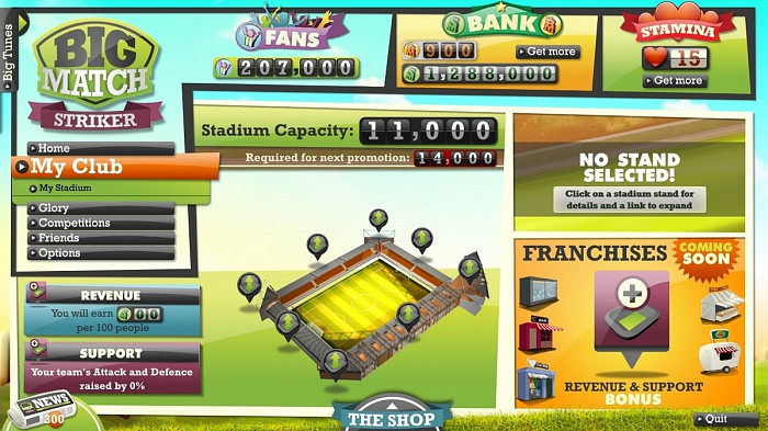 Скриншот из игры Big Match Striker