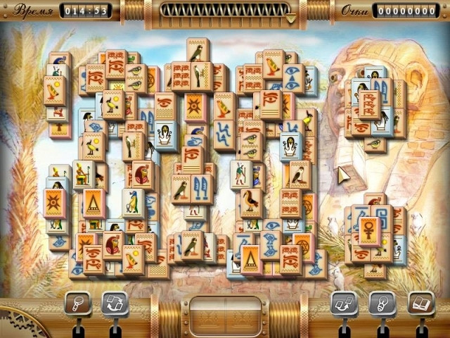Скриншот из игры Маджонг. Тайны прошлого