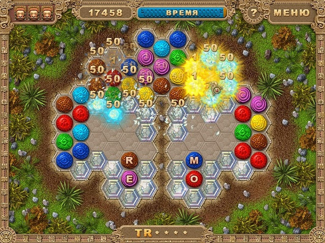 Скриншот из игры Ацтека