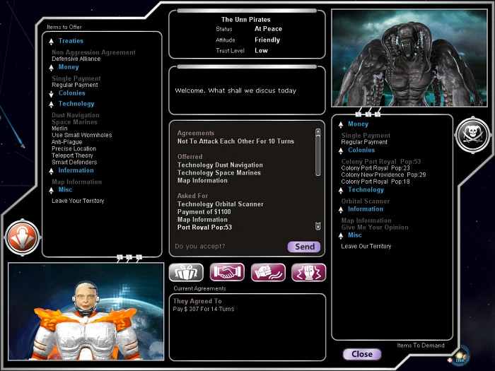 Скриншот из игры Armada 2526: Supernova