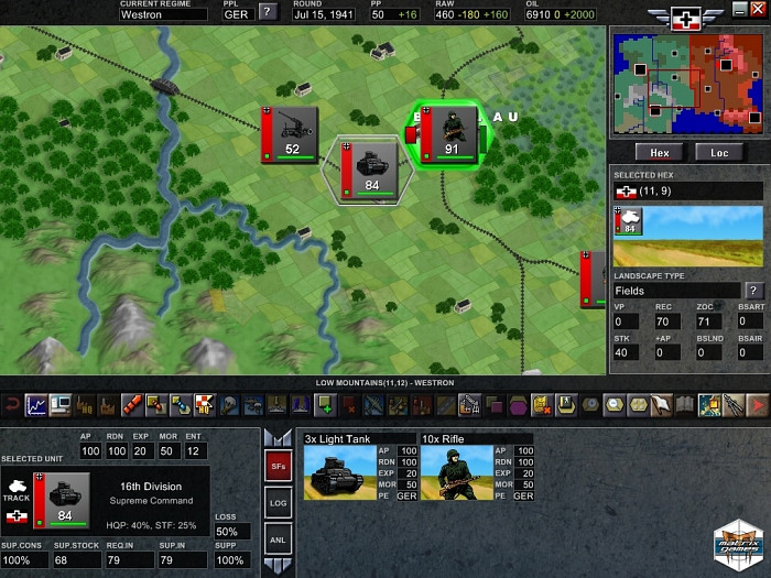 Скриншот из игры Advanced Tactics: Gold
